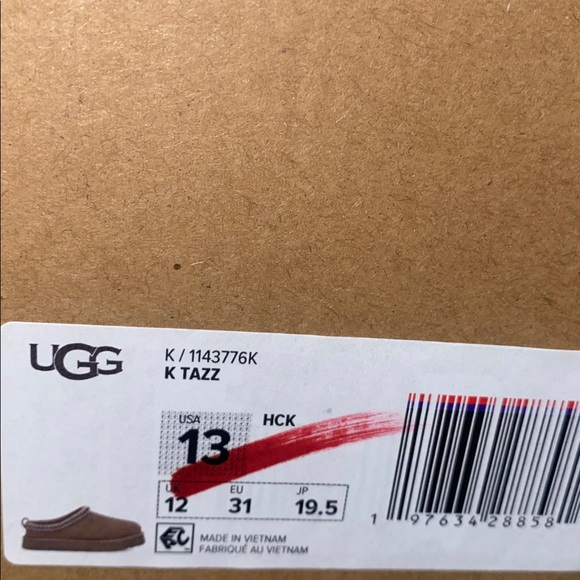 UGG Kids Brown Slip-On Shoes - Picture 6 of 6